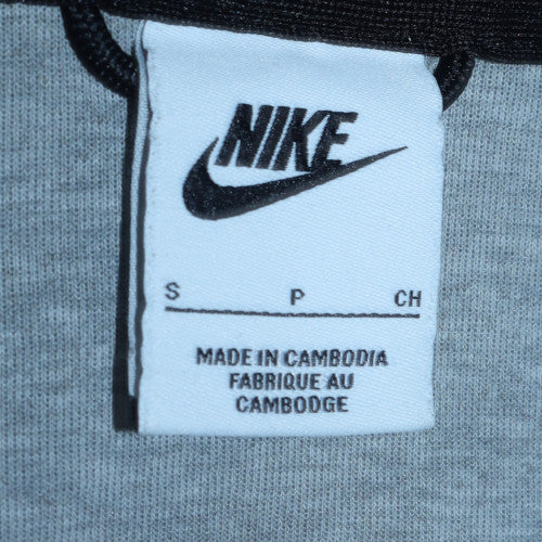 Nike Men's Grey Full Zip Hoodie Size S Lightweight Sportswear
