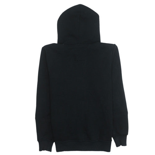 Hollister Women’s Black Full Zip Hoodie Large Fleece Lined Casual