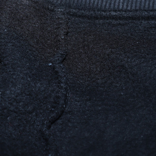 Hollister Women’s Black Full Zip Hoodie Large Fleece Lined Casual