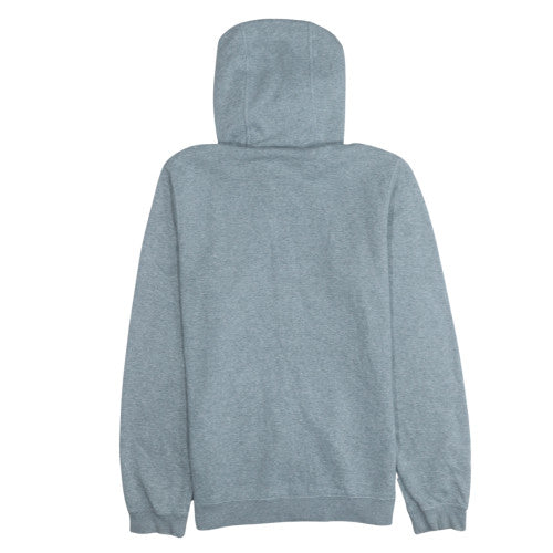 Nike Mens Grey Full Zip Hoodie Small Cotton Blend Fleece