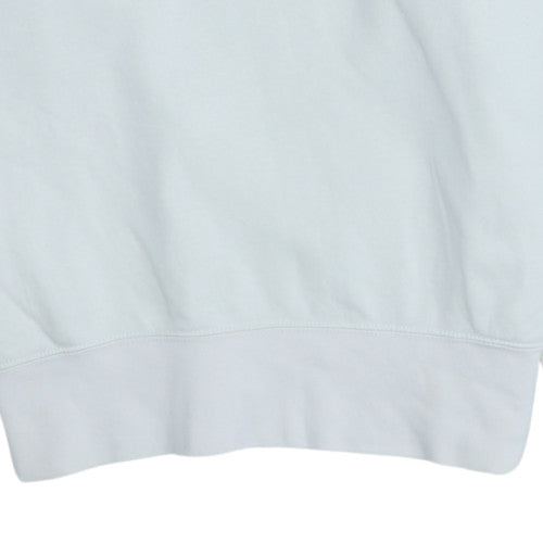 Nike Womens White Pullover Hoodie XS Cotton Blend Logo Sweatshirt