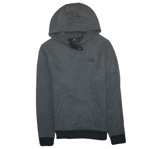 The North Face Men's Grey Pullover Hoodie L Fleece Sweatshirt