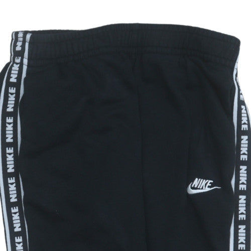 Nike Men's Black Logo Jogger Trousers Size S
