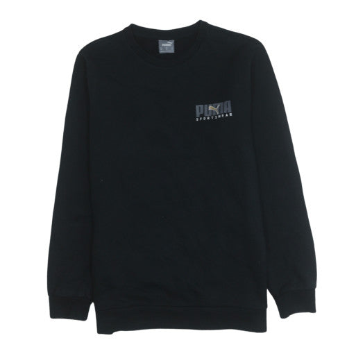 Puma Men's Black XL Crew Neck Pullover Sweatshirt Sportswear Fleece
