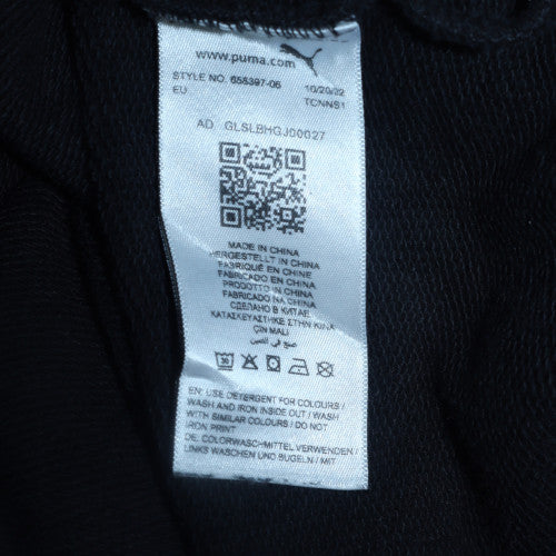 Puma Men's Black XL Crew Neck Pullover Sweatshirt Sportswear Fleece