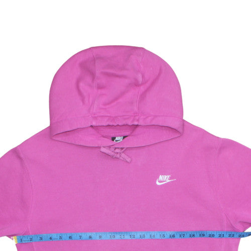 Nike Women's Pink Pullover Hoodie Size S Cotton Blend