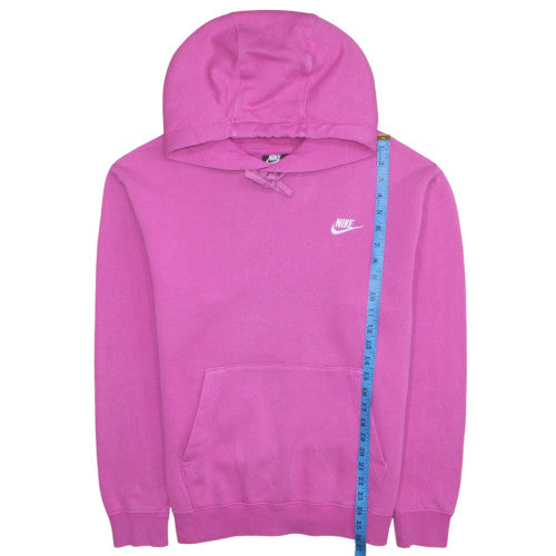 Nike Women's Pink Pullover Hoodie Size S Cotton Blend