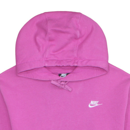 Nike Women's Pink Pullover Hoodie Size S Cotton Blend