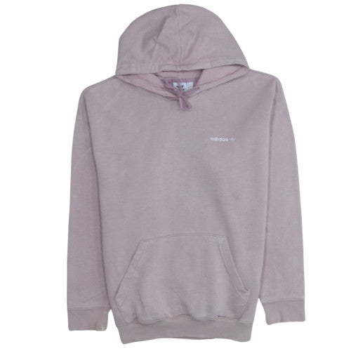 Adidas Women’s Mauve Pullover Hoodie Size 12 Cotton Blend