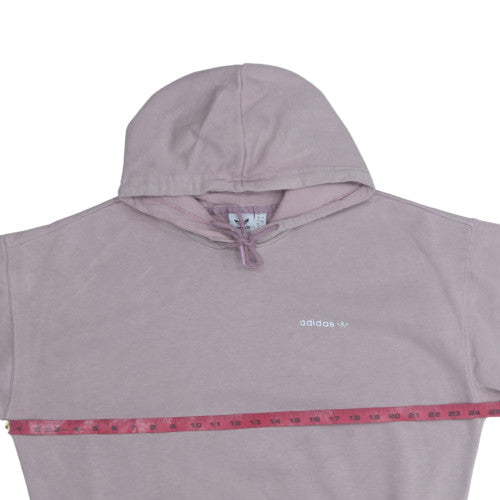 Adidas Women’s Mauve Pullover Hoodie Size 12 Cotton Blend