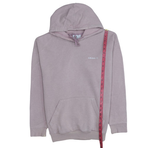 Adidas Women’s Mauve Pullover Hoodie Size 12 Cotton Blend