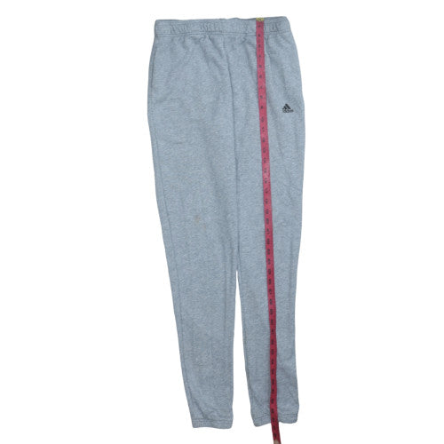 Adidas Boys Grey Jogger Sweatpants 11-12 Years Elastic Waist Lightweight