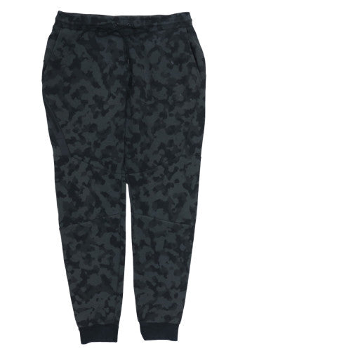 Nike Men's Black Camouflage Jogger Trousers Size M