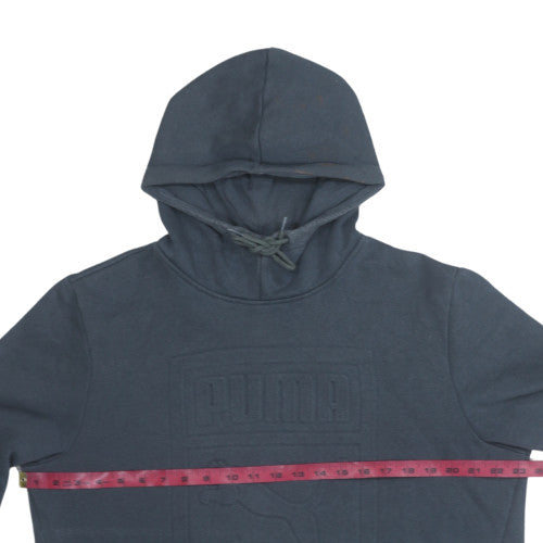 Puma Men's Blue Pullover Hoodie M Regular Fit Sportswear