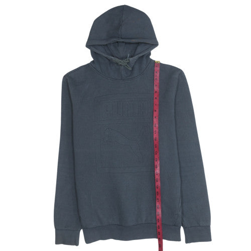 Puma Men's Blue Pullover Hoodie M Regular Fit Sportswear