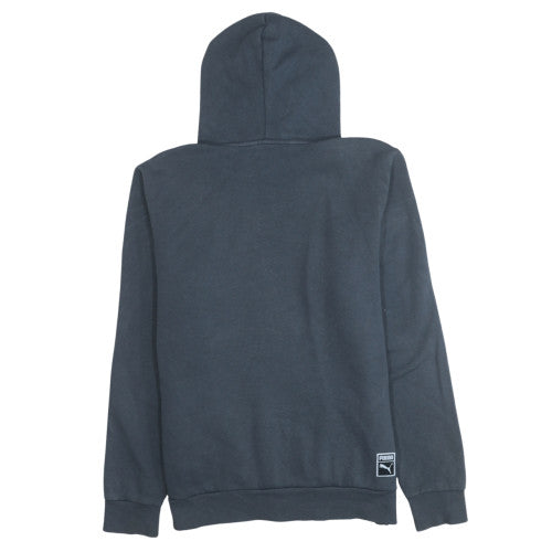 Puma Men's Blue Pullover Hoodie M Regular Fit Sportswear