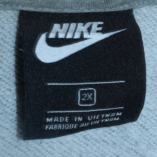 Nike Mens Grey 2XL Full Zip Hoodie