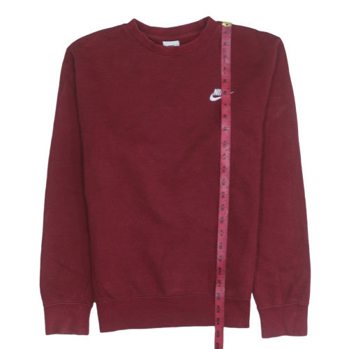 Nike Men's Red Crew Neck Pullover Sweatshirt XS