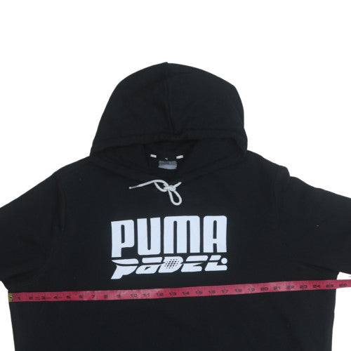 Puma Men's Black Pullover Hoodie L Fleece Sportswear