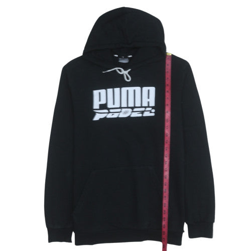 Puma Men's Black Pullover Hoodie L Fleece Sportswear