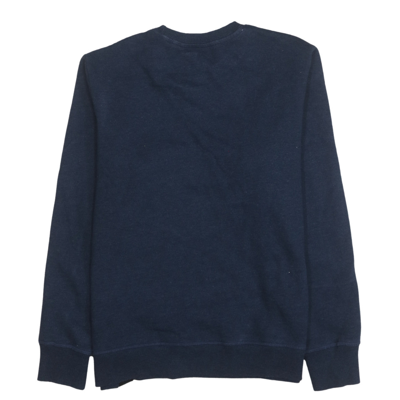 Superdry Womens Navy Blue Pullover Sweatshirt Size M Cotton Blend