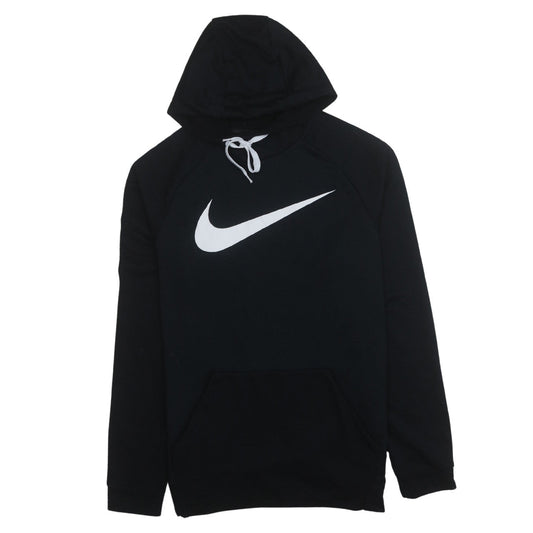 Nike Men Black Pullover Hoodie Medium Dri-FIT Sports Fleece