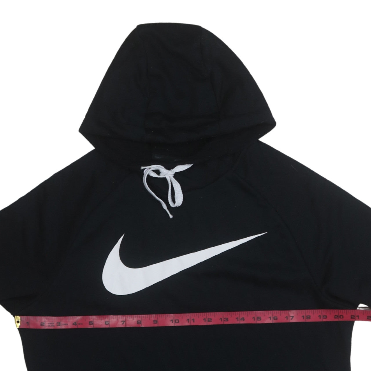 Nike Men Black Pullover Hoodie Medium Dri-FIT Sports Fleece