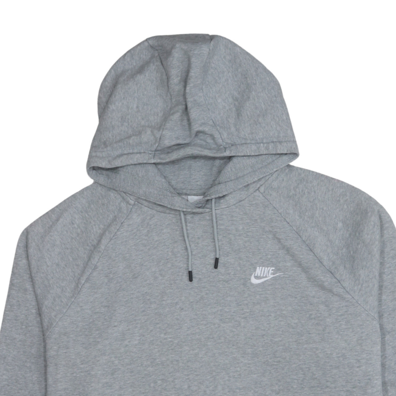 Nike Men's Grey 2XL Pullover Hoodie Classic Logo Cotton Blend