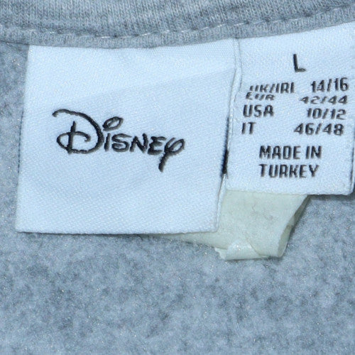 Disney Women’s Grey Mickey Mouse Graphic Sweatshirt L