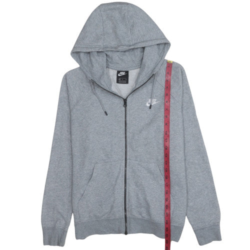 Nike Men's Grey Full Zip Hoodie M Classic Athletic Style