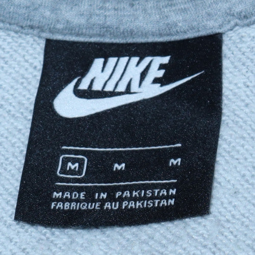 Nike Men's Grey Full Zip Hoodie M Classic Athletic Style
