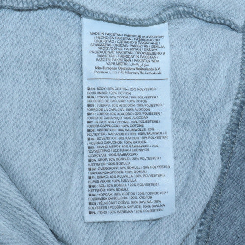 Nike Men's Grey Full Zip Hoodie M Classic Athletic Style