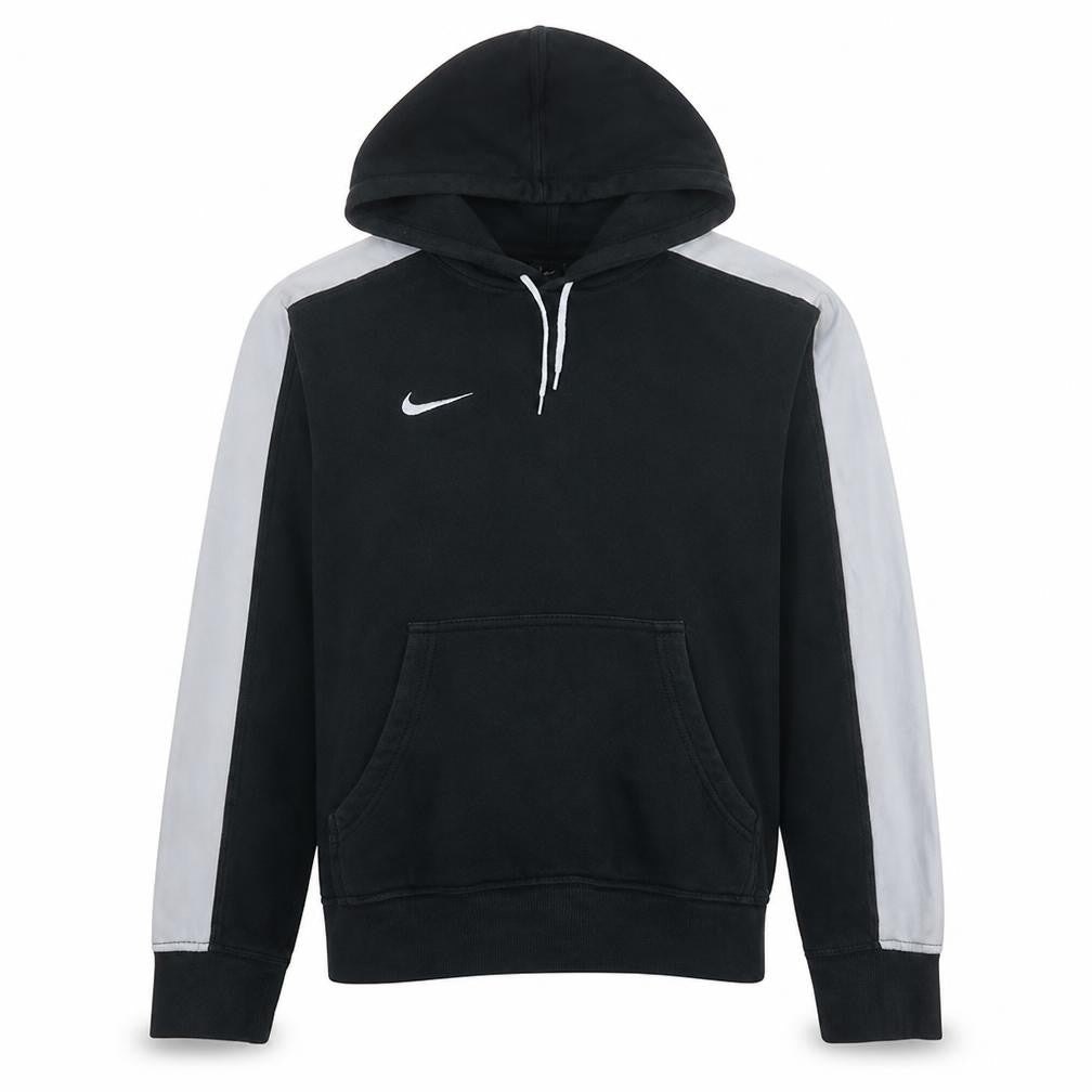 Front view of Nike Men's Black Small Pullover Hoodie Dri-Fit Sportswear