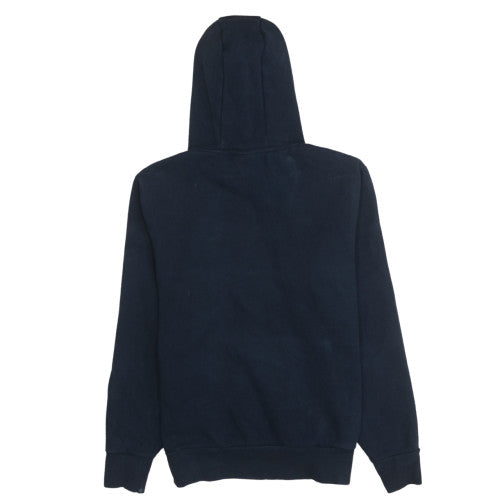 Ellesse Men's Navy Hoodie L Pullover Graphic Logo Cotton Blend