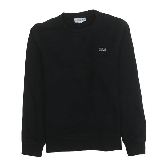 Lacoste Sport Men's Black Crew Neck Cotton Sweatshirt M Classic Fit