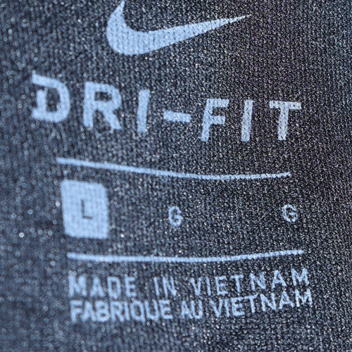 Nike Men's Black Dri-FIT Short Sleeve Pullover Hoodie Size L