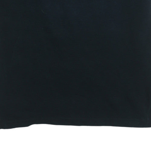 Nike Men's Black Dri-FIT Short Sleeve Pullover Hoodie Size L