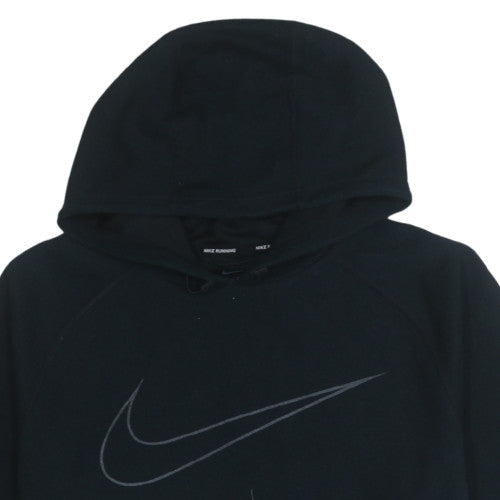 Nike Men's Black Dri-FIT Short Sleeve Pullover Hoodie Size L