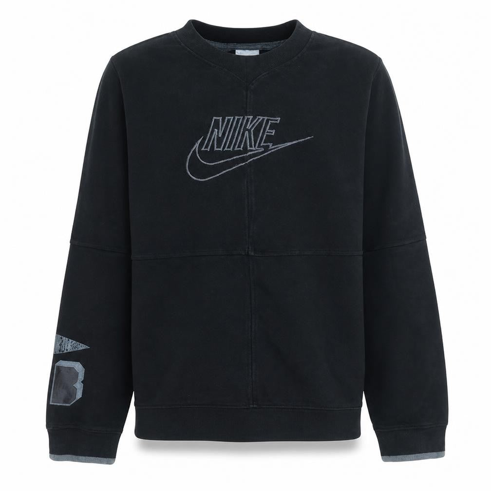 Nike Boys Black XL 158-170cm Logo Crew Neck Sweatshirt