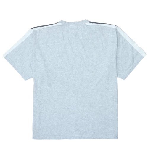 Reebok Men's Grey L Sports Crew Neck Short Sleeve T-Shirt