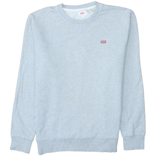 Levi's Men's Grey Crew Neck Pullover Sweatshirt Size M