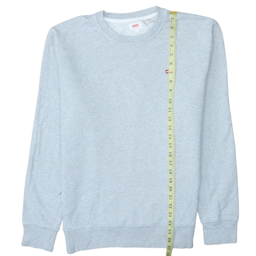Levi's Men's Grey Crew Neck Pullover Sweatshirt Size M