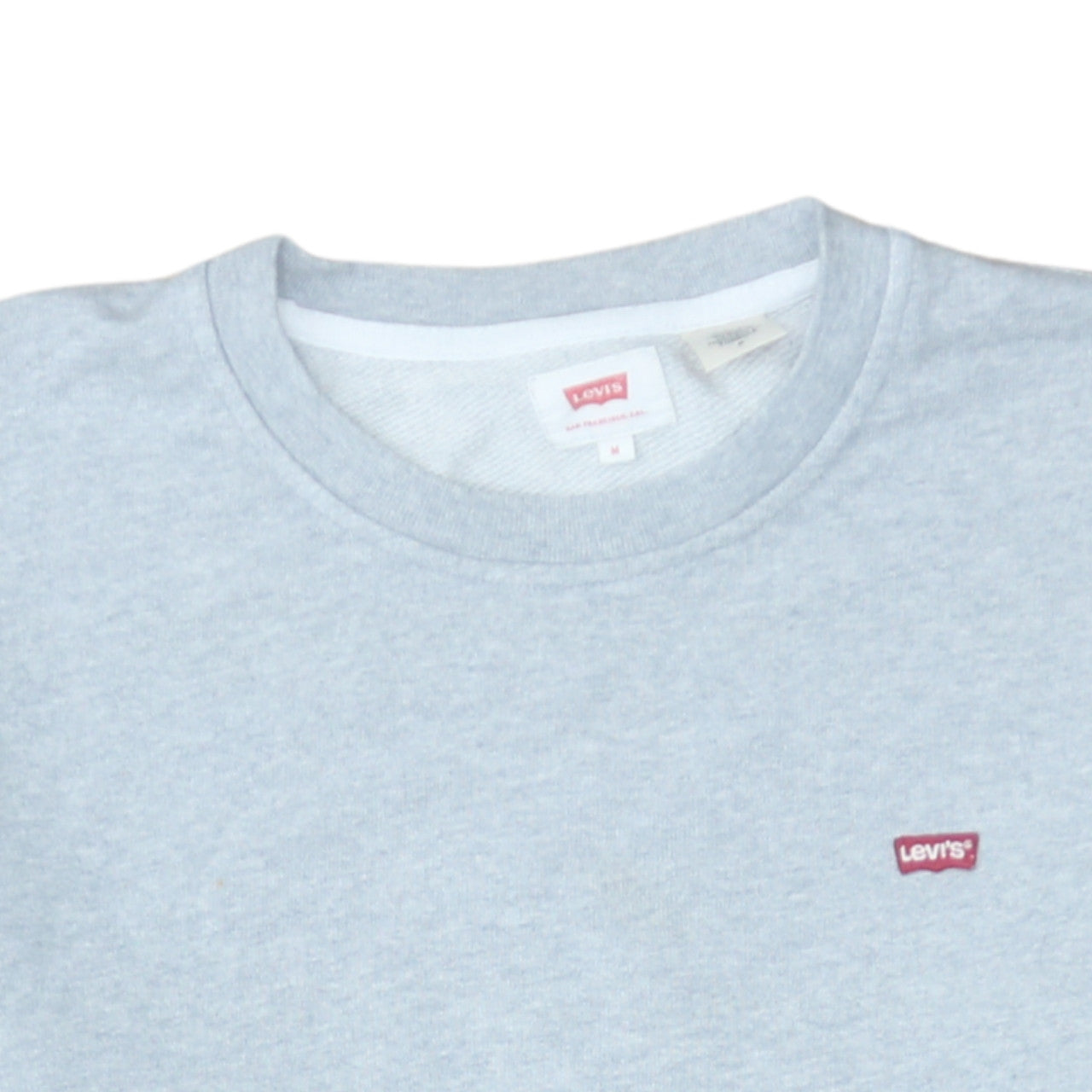 Levi's Men's Grey Crew Neck Pullover Sweatshirt Size M