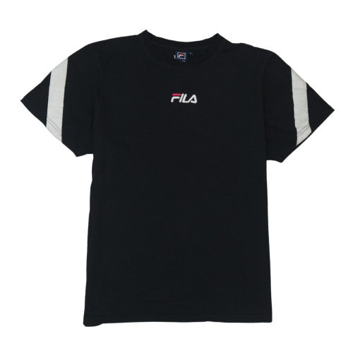 Fila Men's Black L Short Sleeve Crew Neck Sports T-Shirt