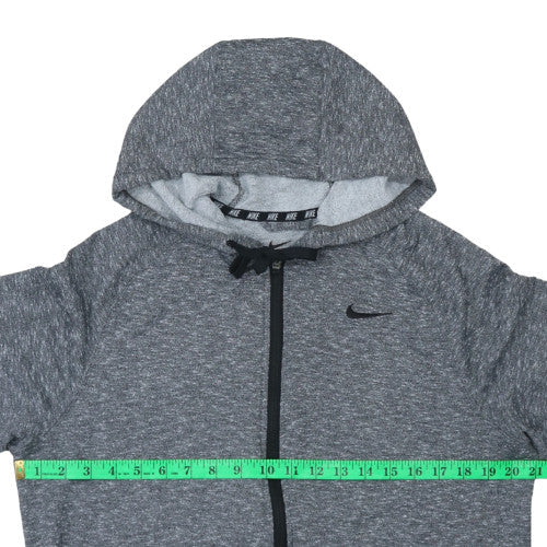 Nike Men's Grey Dri-FIT Full Zip Hoodie Size L Sportswear
