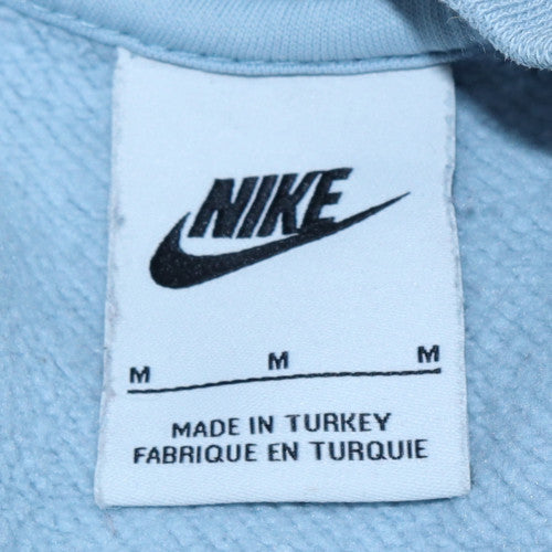 Nike Men's Blue Crew Neck Fleece Pullover Sweatshirt M