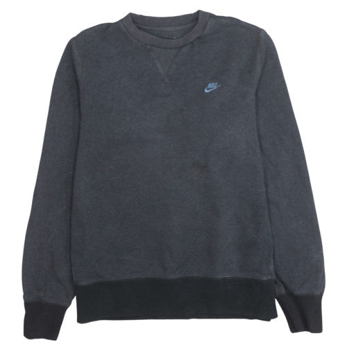 Nike Men's Grey Crew Neck Pullover Sweatshirt Size M