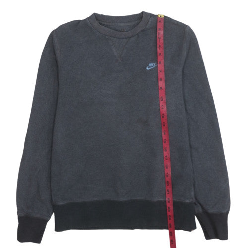 Nike Men's Grey Crew Neck Pullover Sweatshirt Size M