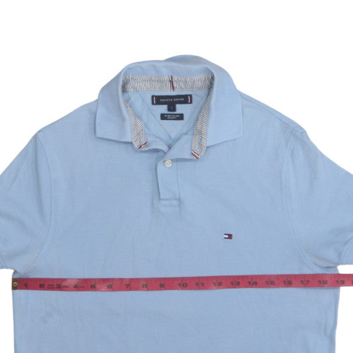 Tommy Hilfiger Men's Blue Regular Fit Short Sleeve Polo Shirt S
