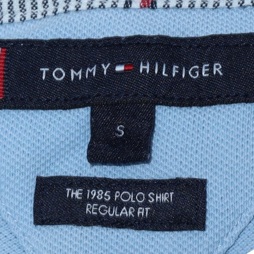 Tommy Hilfiger Men's Blue Regular Fit Short Sleeve Polo Shirt S